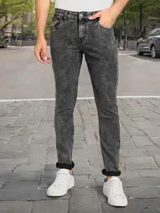 Urbano Fashion Men Clean Look Heavy Fade Stretchable Jeans