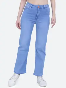 FCK-3 Women Bootilicious Wide Leg High-Rise Stretchable Jeans