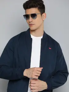 Levis Solid Long Sleeves Pure Cotton Bomber Jacket