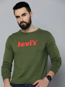 Levis Pure Cotton Round Collar Pullover Sweater
