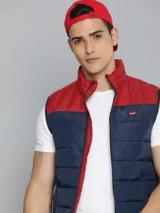 Levis Colourblocked Padded Jacket With Cover