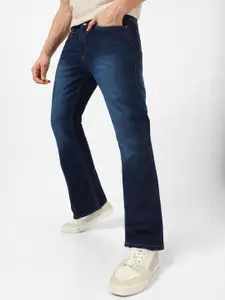 Urbano Fashion Men Bootcut Light Fade Stretchable Jeans