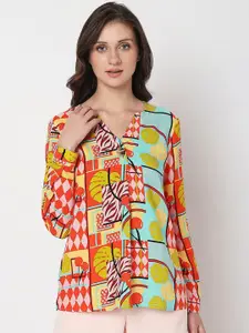 Vero Moda Geometric Printed Regular Top