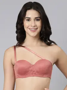 Enamor Lace All Day Comfort Medium Coverage Underwired Lightly Padded Cut and Sew Bra