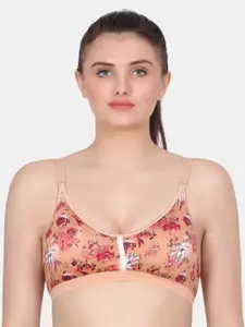 Amour Secret Floral Printed Full Coverage Lightly Padded Everyday Bra