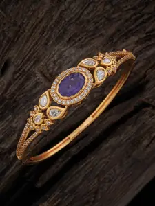 Kushal's Fashion Jewellery Kundan Kada Bracelet