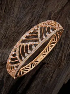 Kushal's Fashion Jewellery Cubic Zirconia Kada Bracelet