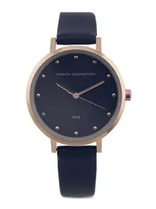 French Connection Women Leather Straps Analogue Watch FCN00080B