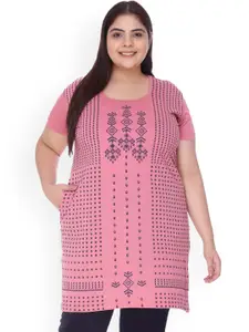 IN Love Printed Longline Cotton Lounge T-Shirts