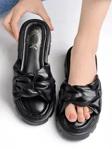 Shoetopia Girls Open Toe Wedge Heels