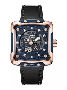 Alexandre Christie Men Leather Straps Analogue Automatic Motion Powered Watch 3039MALURBU