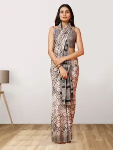 RACHNA Geometric Printed Saree