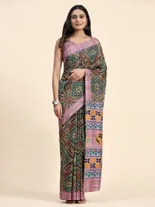 RACHNA Abstract Printed Saree