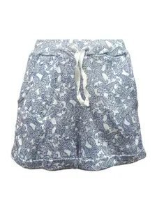 CELEBRITY CLUB Girls Floral Printed Cotton Shorts