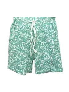 CELEBRITY CLUB Girls Floral Printed Cotton Shorts