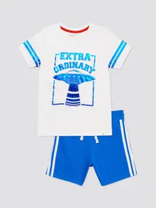H By Hamleys Boys Printed T-shirt With Shorts