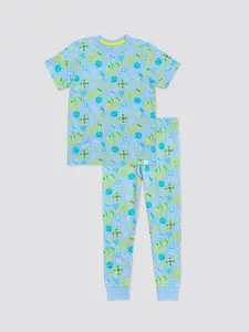 H By Hamleys Boys Printed T-Shirt With Joggers