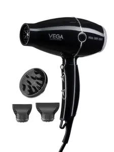 VEGA PROFESSIONAL VPPHD-02 Pro Dry 2000-2200W Hair Dryer with Cool Shot Button - Black