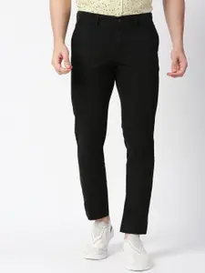 Basics Men Mid-Rise Cotton Chinos Trousers