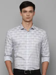 Louis Philippe Sport Slim Fit Opaque Checked Formal Shirt