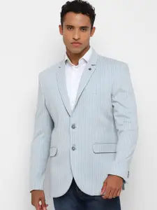 Spykee Striped Slim Fit Single-Breasted Blazer