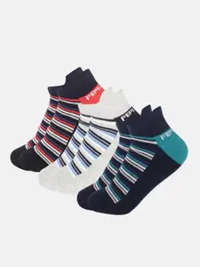 Pepe Jeans Pack Of 3 Stripe Printed Ankle Length Socks