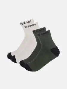 Pepe Jeans Men Pack Of 2 Colourblocked Ankle Length Socks
