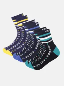 Pepe Jeans Pack Of 3 Printed Above Ankle-Length Socks