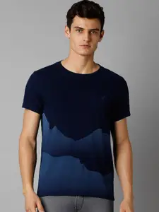 Allen Solly Sport Abstract Printed Pure Cotton Slim Fit T-shirt