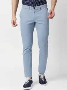 Basics Mid Rise Tapered Fit Cotton Trousers