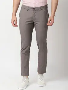 Basics Men Tapered Fit Mid-Rise Regular Trousers