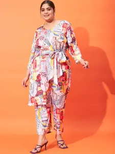 Athena Ample NEOFAA Printed Top With Trousers Co-Ords