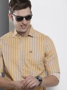 The Indian Garage Co Men Slim Fit Multi Stripes Opaque Casual Shirt