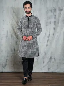 Be Desi Ethnic Printed Straight Kurta