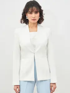 SALT ATTIRE Open Front Comfort-Fit Casual Blazer
