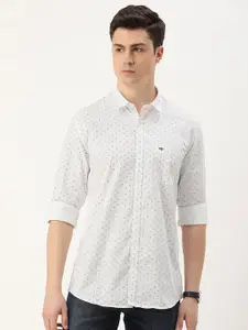 Peter England Men Slim Fit Opaque Printed Casual Shirt