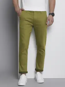 The Indian Garage Co Men Slim Fit Chinos Trousers