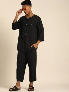Sangria Men Shirt with Trousers