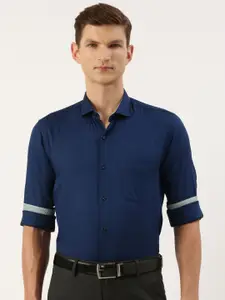 Peter England Men Slim Fit Opaque Formal Shirt