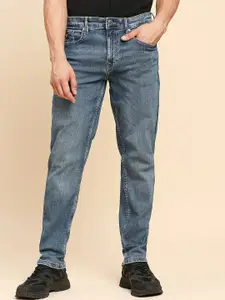 LOVEGEN Men Slim Fit Light Fade Mid-Rise Clean Look Cotton Non Stretchable Jeans