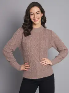 NoBarr Cotton Cable Knit Pullover
