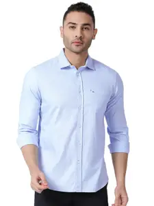 Basics Standard Slim Fit Cotton Casual Shirt