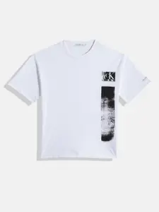 Calvin Klein Jeans Boys Printed Pure Cotton T-shirt