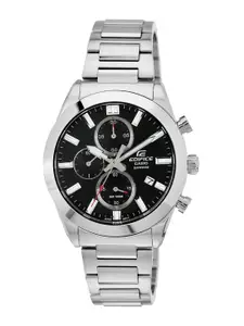 CASIO Men Printed Dial Stainless Steel Analogue Chronograph Watch ED580 EFB-710D-1AVUDF