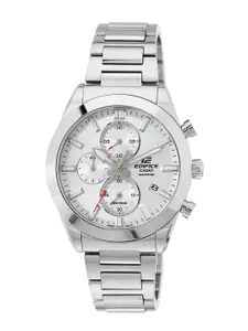 CASIO Men Stainless Steel Bracelet Straps Analogue Chronograph Watch ED582 EFB-710D-7AVUDF