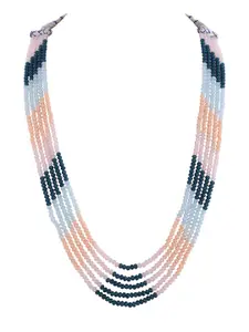RATNAVALI JEWELS Layered Beaded Necklace