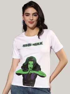 JUNEBERRY Hulk Printed Bio Finish Cotton T-shirt