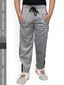 IndiWeaves Boys Pack Of 2 Side Panel Detail Track Pants