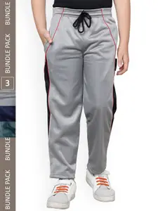 IndiWeaves Boys Pack Of 3 Mid-Rise Track Pants