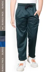 IndiWeaves Boys Pack Of 3 Track Pants With Side Taping Details